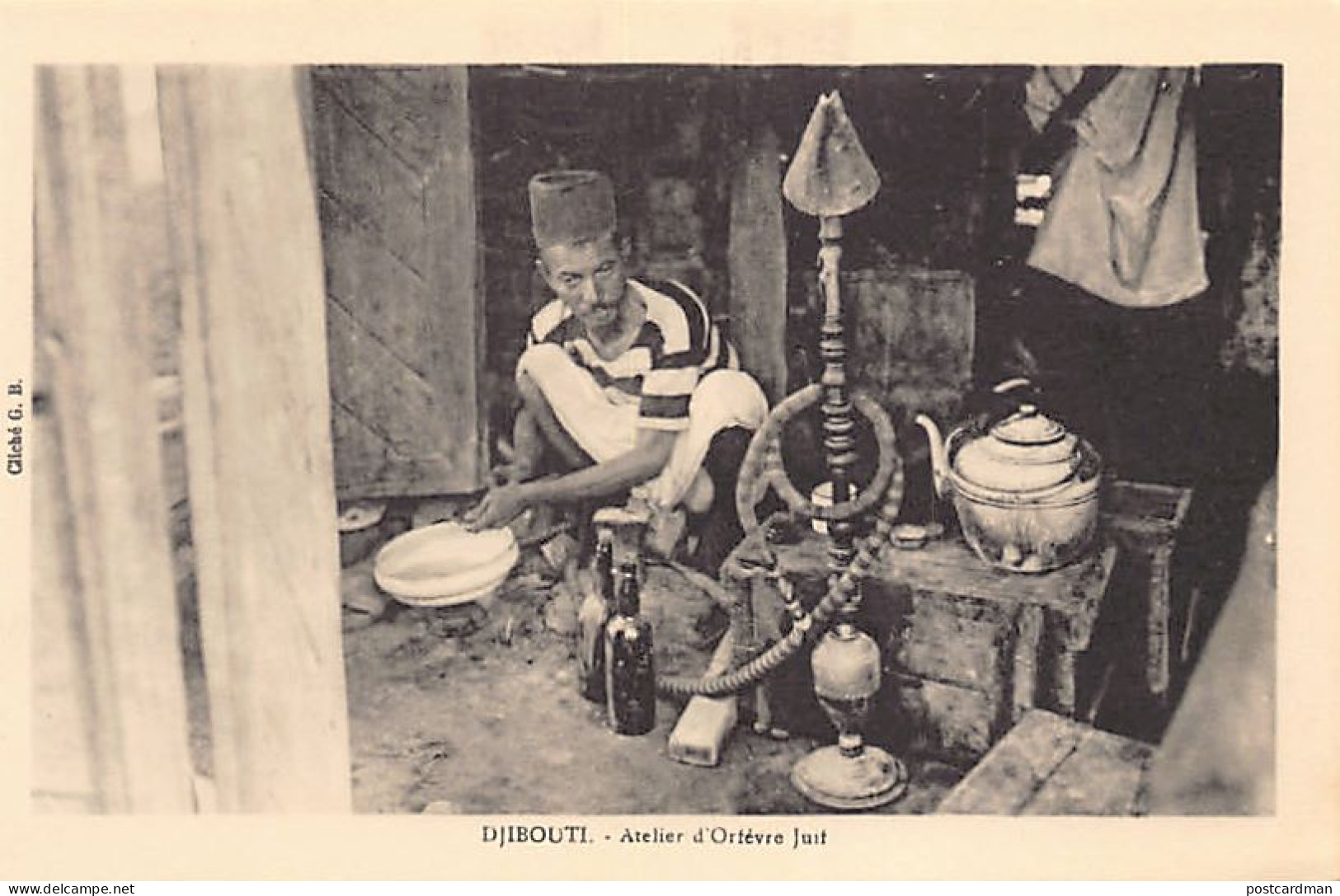 Judaica - DJIBOUTI - Atelier D'orfèvre Juif - Ed. G.B.  - Judaika