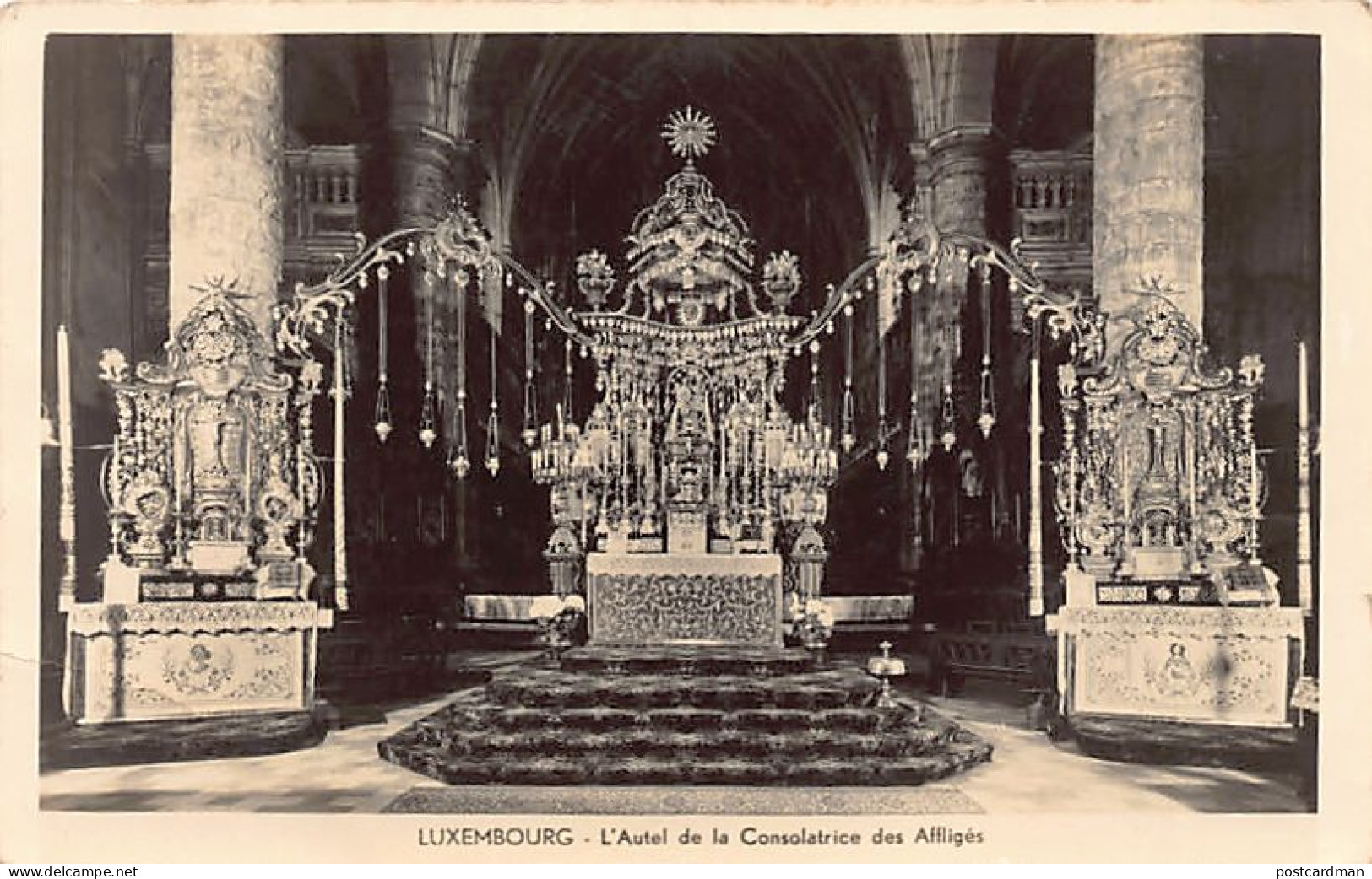 LUXEMBOURG VILLE - L'autel De La Consolatrice Des Affligés - Ed. Ch. Maroldt - Luxemburg - Stad
