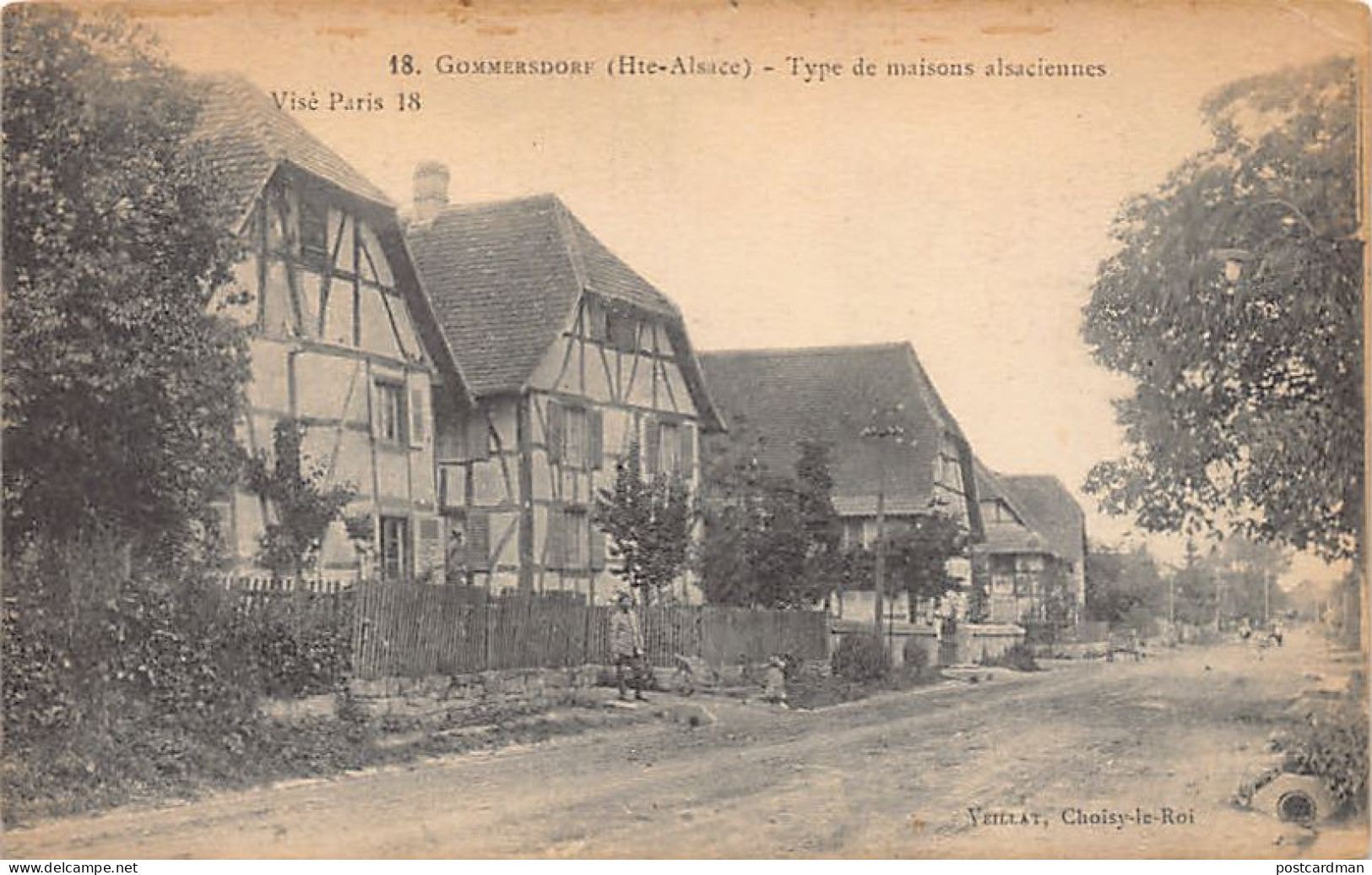 Gommersdorf - Type De Maisons Alsaciennes - Ed. Veillat, Choisy-le-Roi - Autres & Non Classés