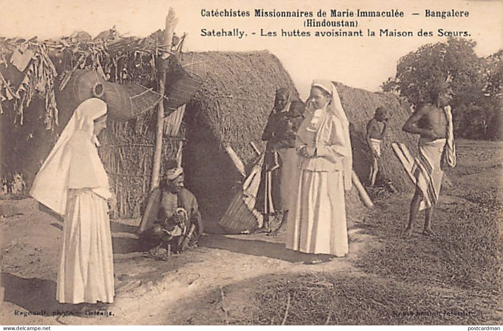 India - BANGALORE - Satehally, The Huts Near The Mission - Publ. The Catechist Missionaries Of Mary-Immaculate - India