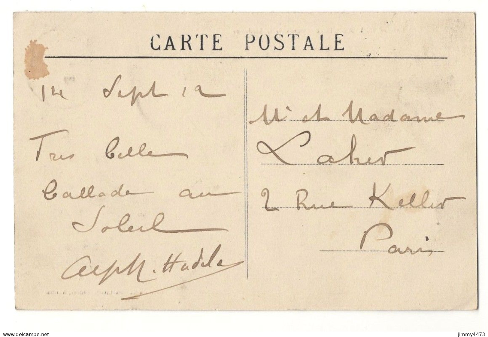 CPA - AURILLAC En 1912 - Bords De La Jordanne - N° 1354 - Edit. Malroux Civette à Aurillac - Aurillac