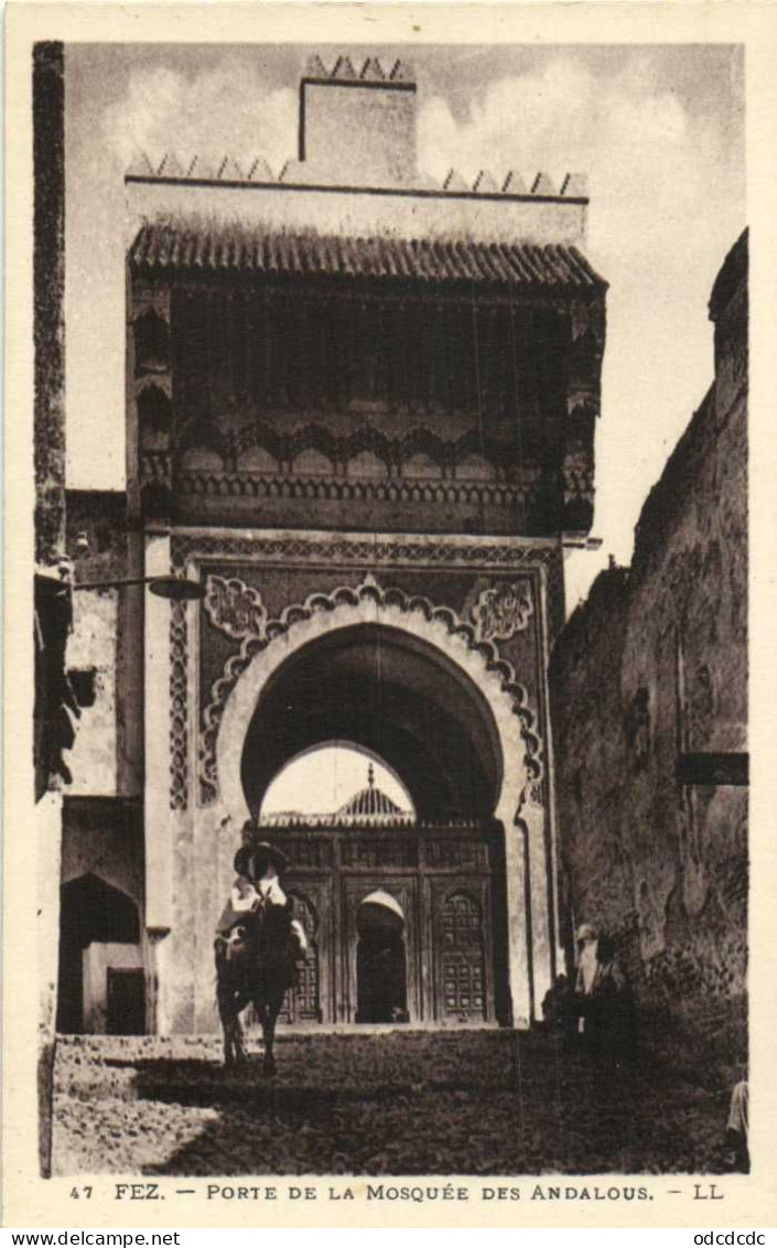 FEZ  Porte De La Mosquée Ses Andalous  RV - Fez