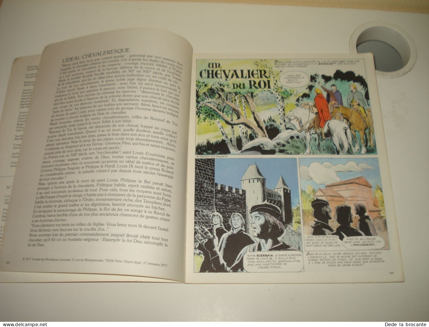 C55(2) / Histoire De France En BD 7 - La Chevalerie Philippe Le Bel - EO De 1977 - Andere & Zonder Classificatie