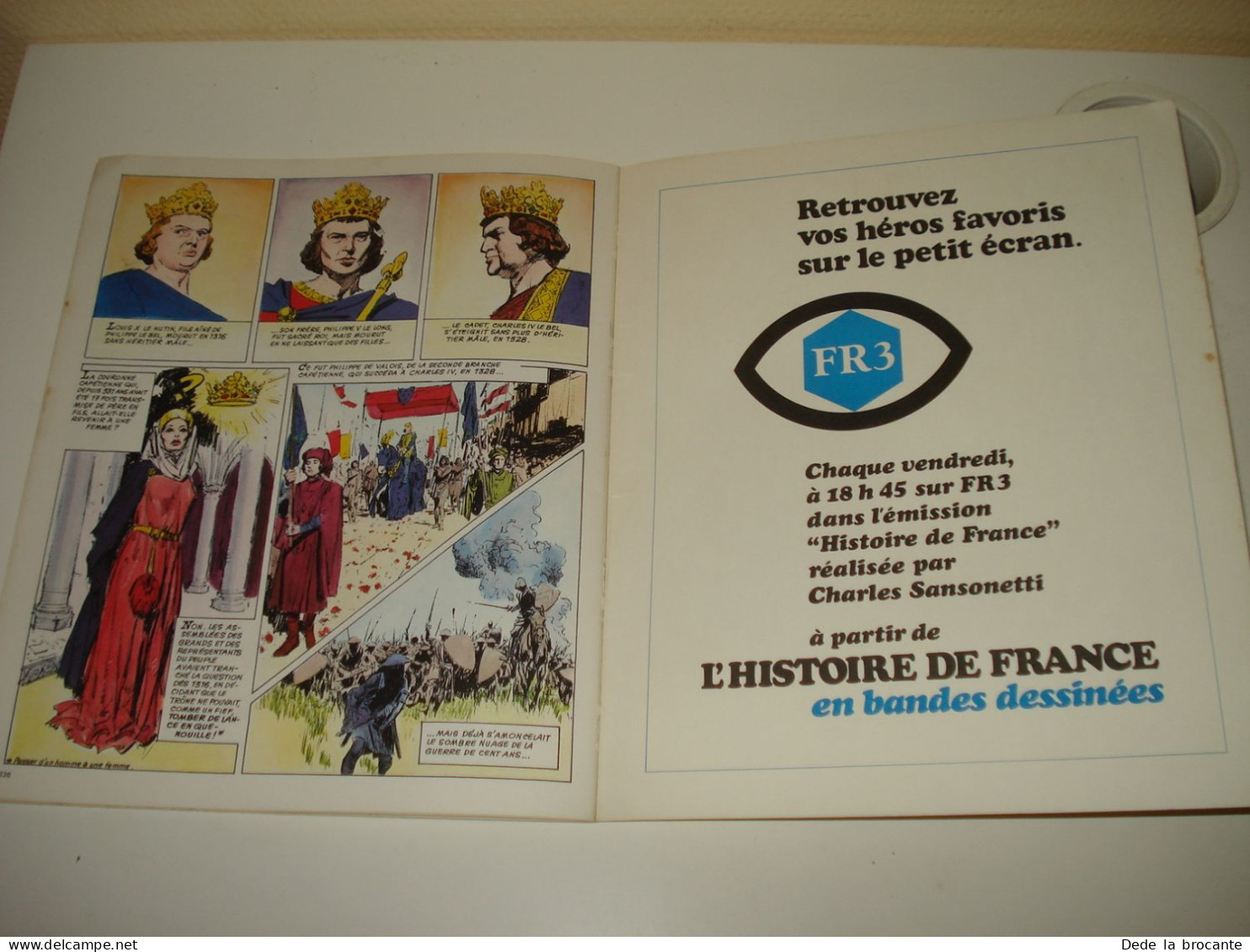 C55(2) / Histoire de France en BD 7 - La chevalerie Philippe Le Bel - EO de 1977