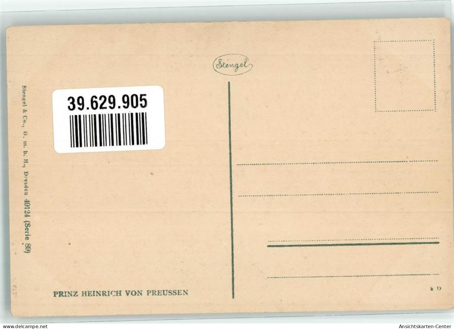 39629905 - Orden Uniform Faximile Verlag Stengel Nr.49124 Serie 80 - Familles Royales