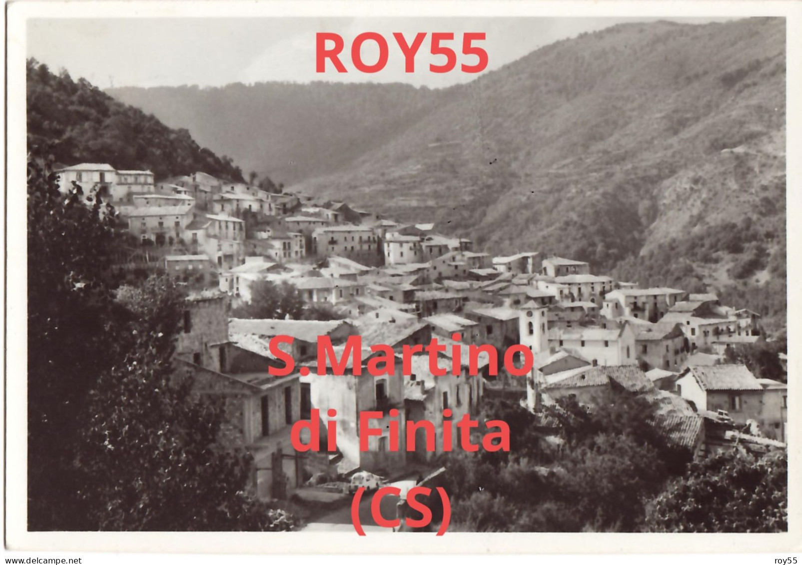 Calabria-cosenza-s.martino Di Finita Case Di San Martino Di Finita Veduta Panoramica Anni 60 - Autres & Non Classés