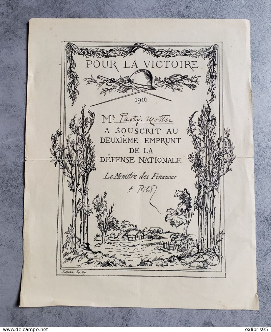 Action - Souscription Pour La Défense Nationale 1916 - Otros & Sin Clasificación