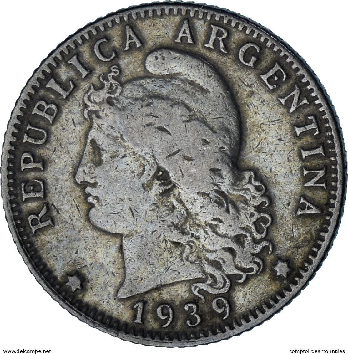 Argentine, 20 Centavos, 1939 - Argentine