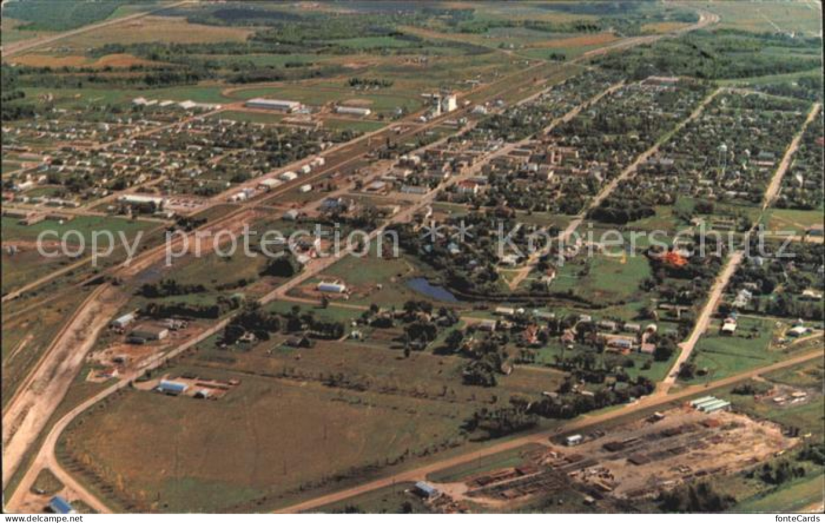 72456041 Virden Manitoba The Oil Capital Of Manitoba Aerial View Virden Manitoba - Non Classés