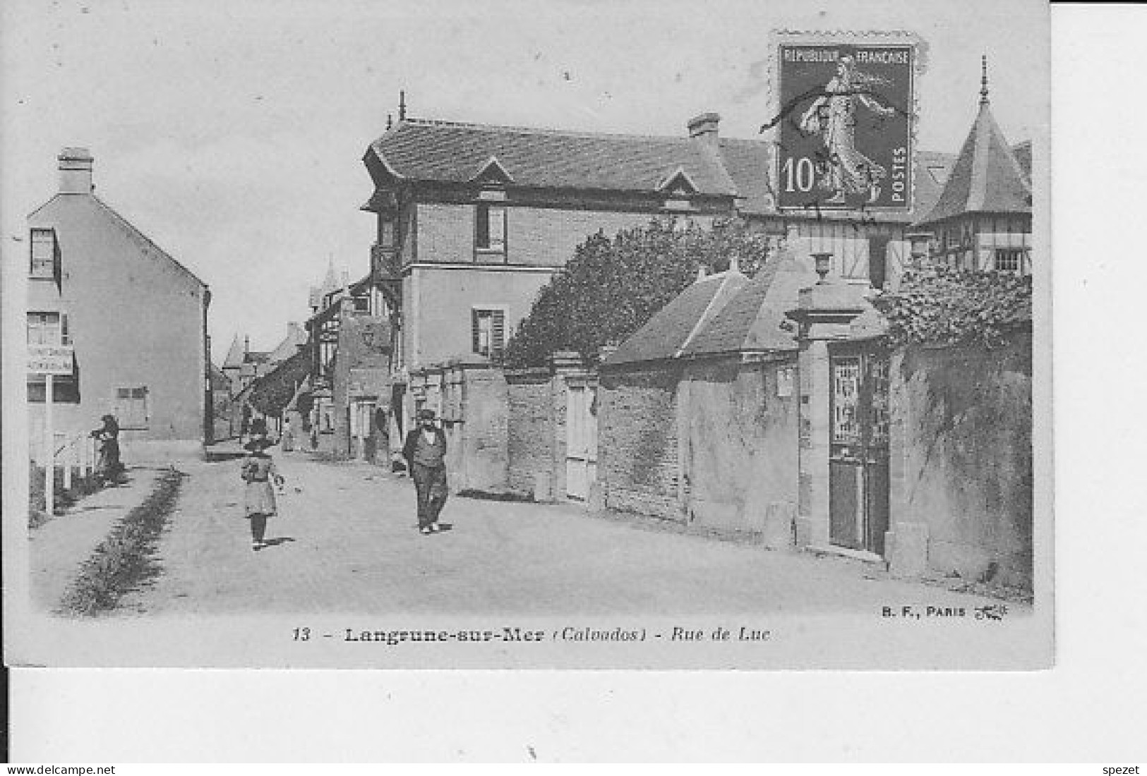 LANGRUNE-SUR-MER : Rue De Luc - Other & Unclassified
