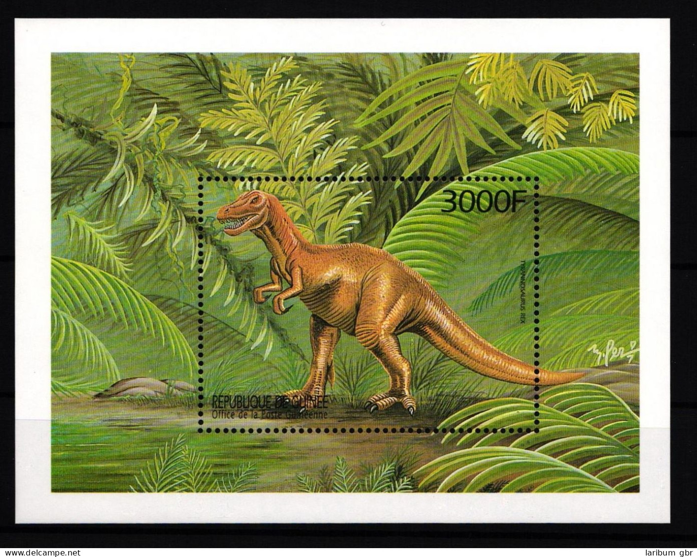 Guinea Block 586 Postfrisch Dinosaurier #JA218 - Guinee (1958-...)