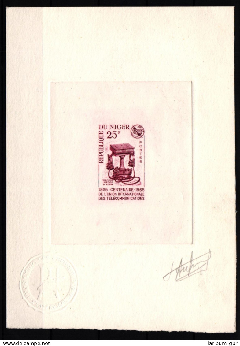 Niger 99 Postfrisch Entwurf Mit Autogramm Des Entwerfers #JA158 - Niger (1960-...)