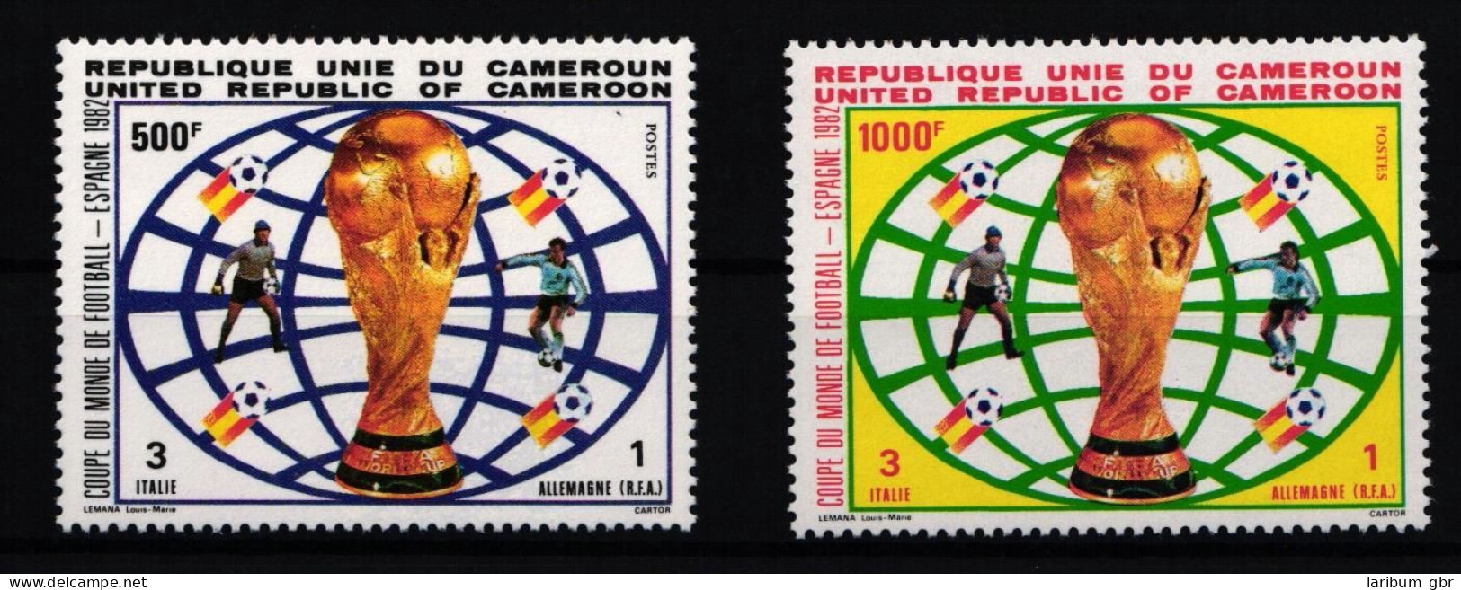 Kamerun 993 Und 994 Postfrisch Fußballweltmeisterschaft #JA513 - Cameroon (1960-...)