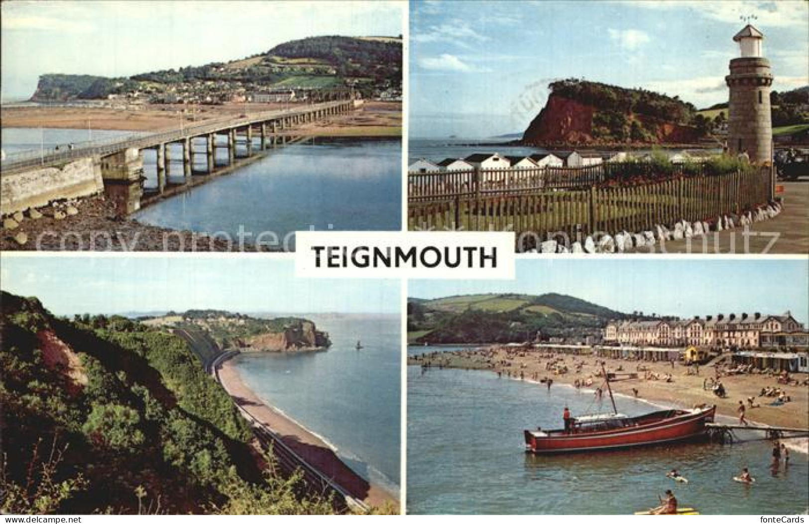 72453590 Teignmouth Teignbridge Shaldon Bridge The Parson And Clerk Rocks The Ne - Altri & Non Classificati