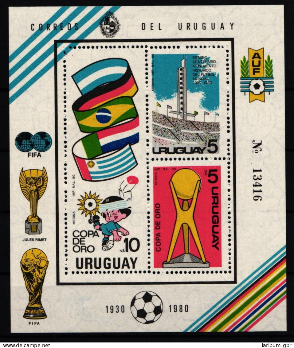 Uruguay Block 50 Postfrisch Fußballweltmeisterschaft #JA506 - Uruguay