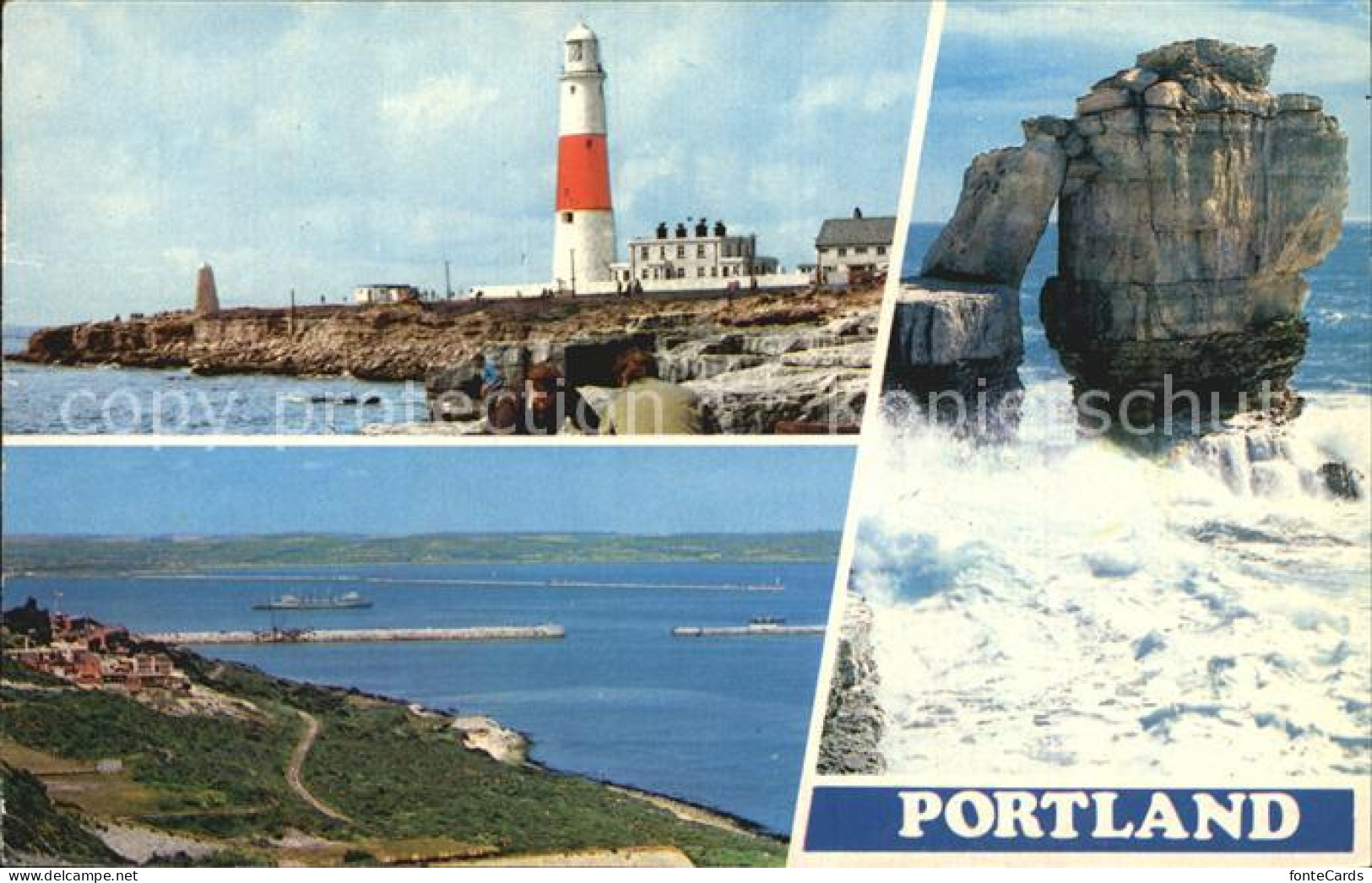 72452958 Weymouth Dorset Lighthouse Harbour Pulpit Rock  - Andere & Zonder Classificatie