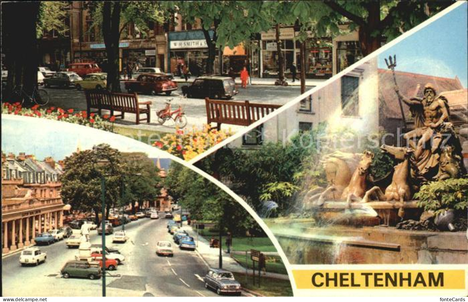 72452946 Cheltenham Promenade Neptune Fountain Montpellier Walk  - Sonstige & Ohne Zuordnung