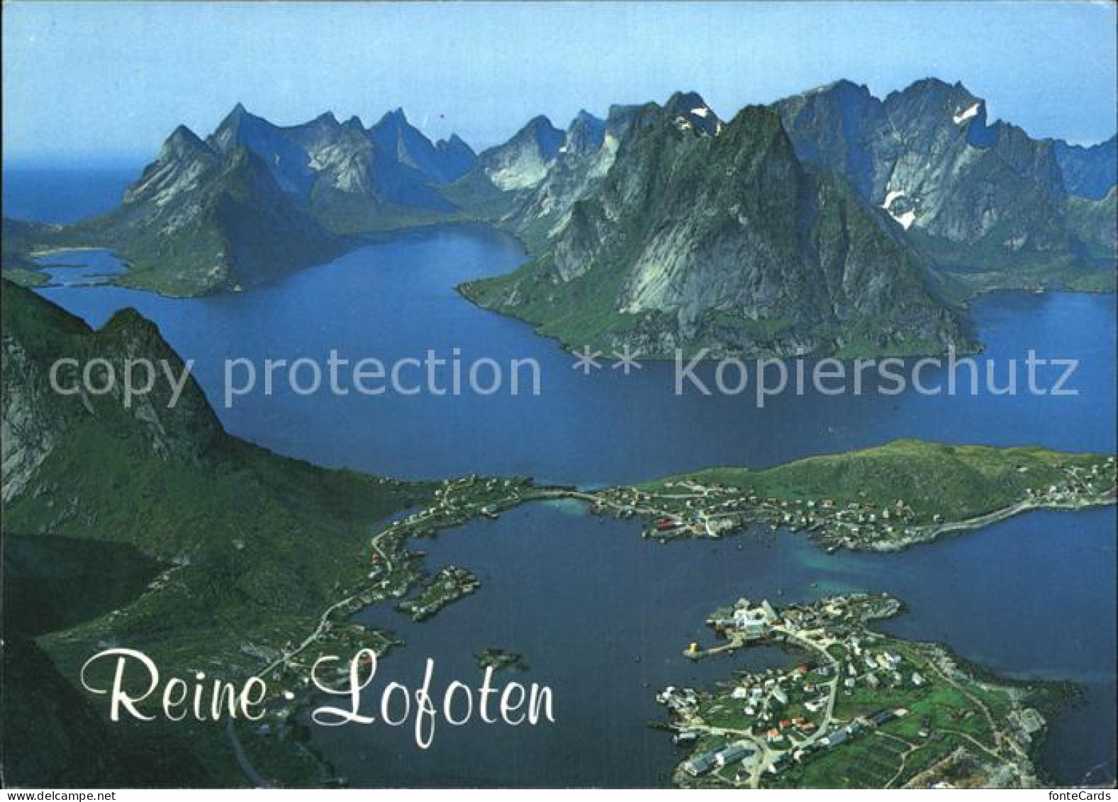 72451952 Reine Norwegen Fliegeraufnahme Aalesund - Norway