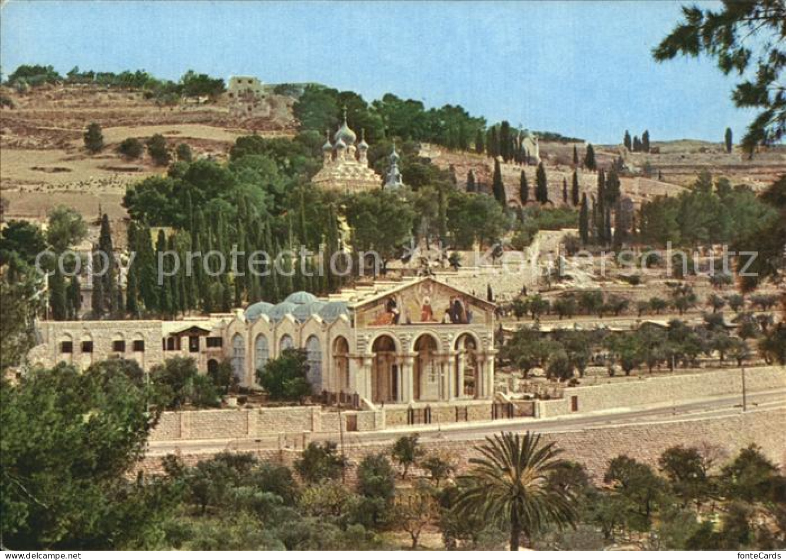 72450739 Jerusalem Yerushalayim Old City Basilica And Gardens Of Gethsemane  - Israele