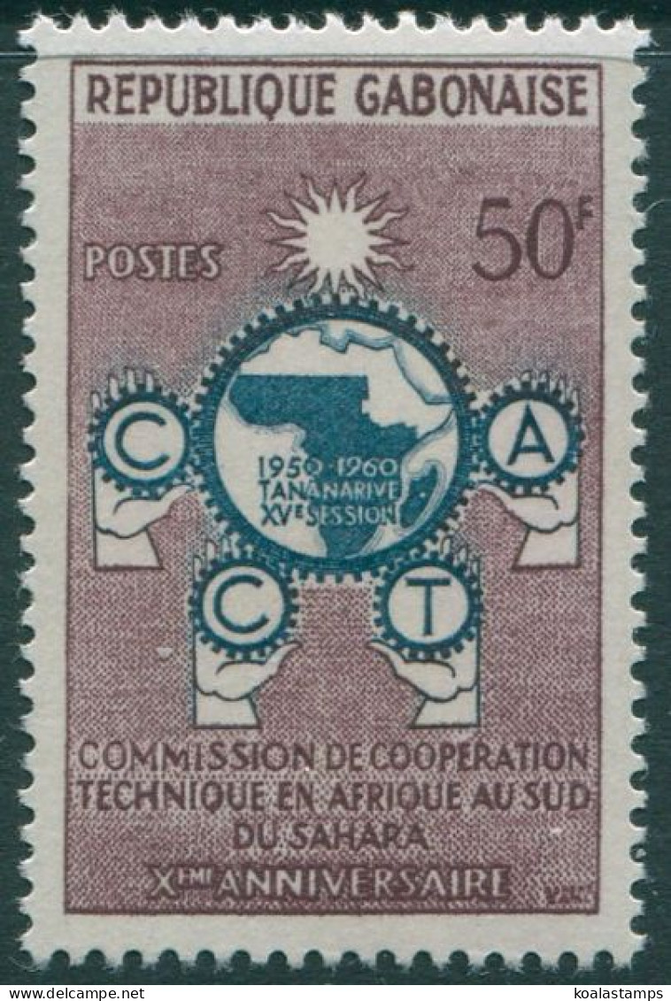 Gabon 1960 SG163 50f ATCC MNH - Gabon