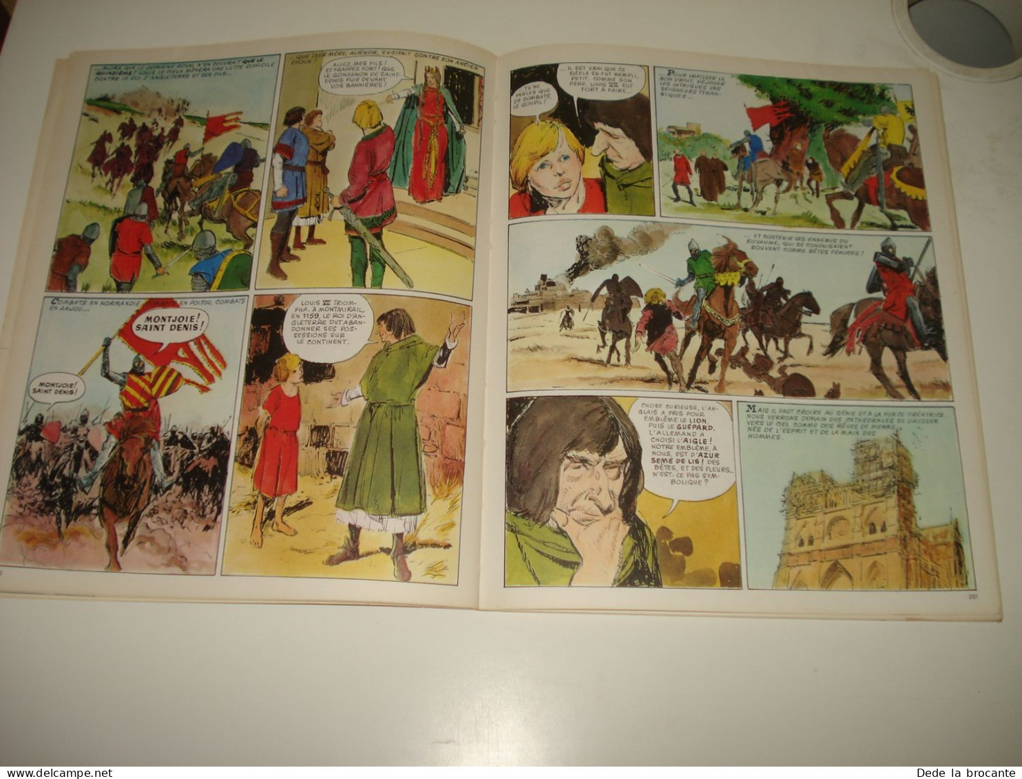 C55 / Histoire De France En BD N° 6 - Les Louis De France - Bouvines  - EO  1977 - Altri & Non Classificati