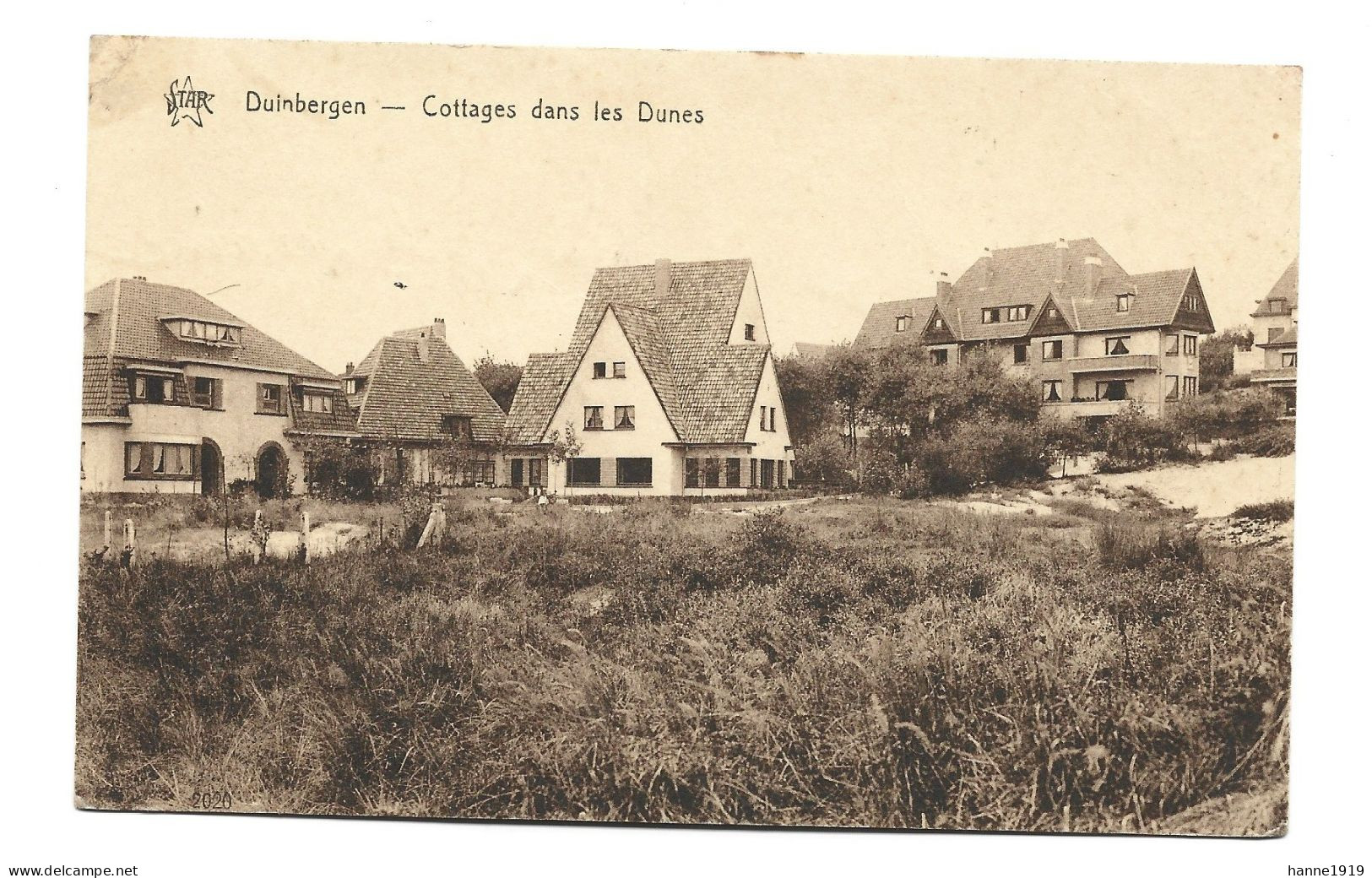Knokke Heist Duinbergen 1939 Cottages Dans Les Dunes Htje - Knokke