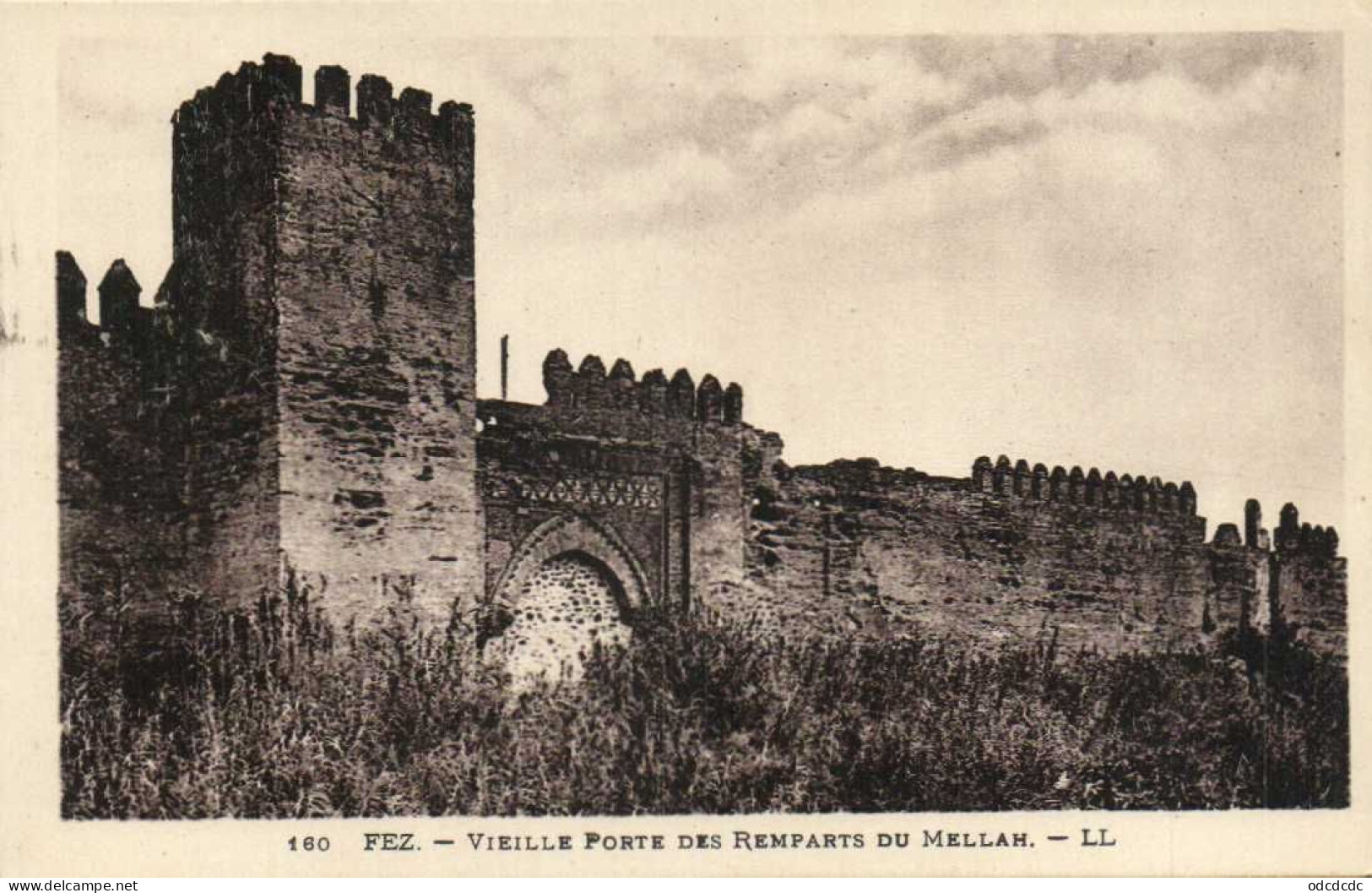 FEZ  Vieille Porte Des Remparts Du Mellah  RV - Fez