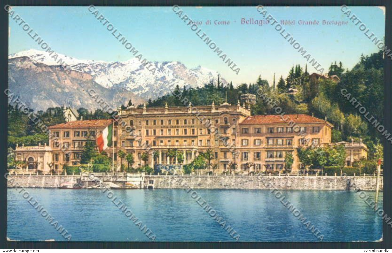Como Bellagio ABRASA Cartolina LQ1880 - Como