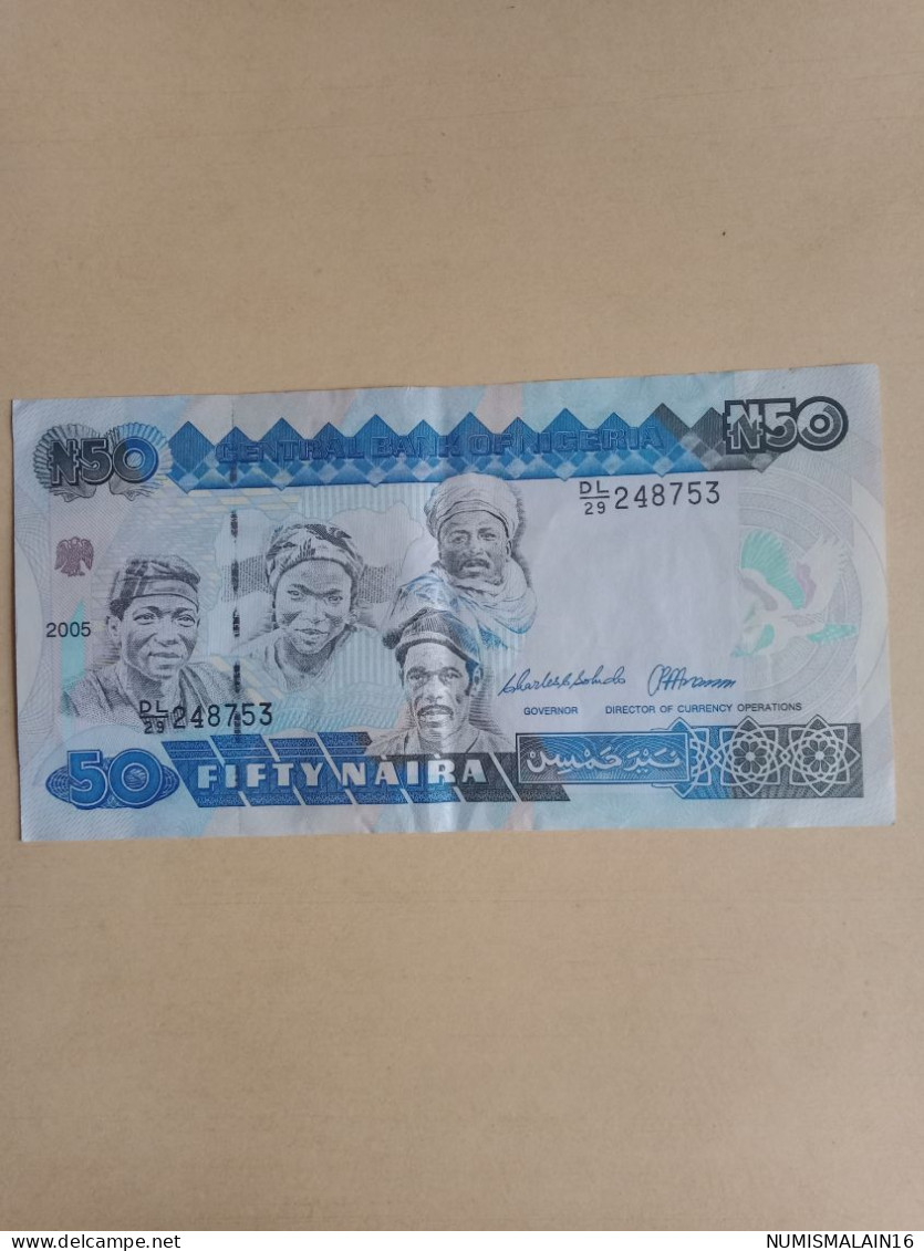 Nigeria - Billet De 50 Naira -2005-248753 - Nigeria