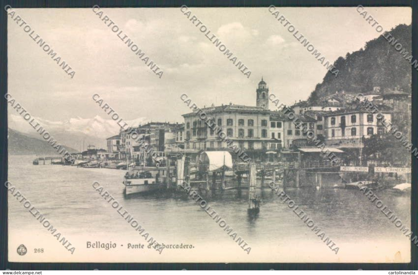 Como Bellagio Battello Cartolina LQ1931 - Como