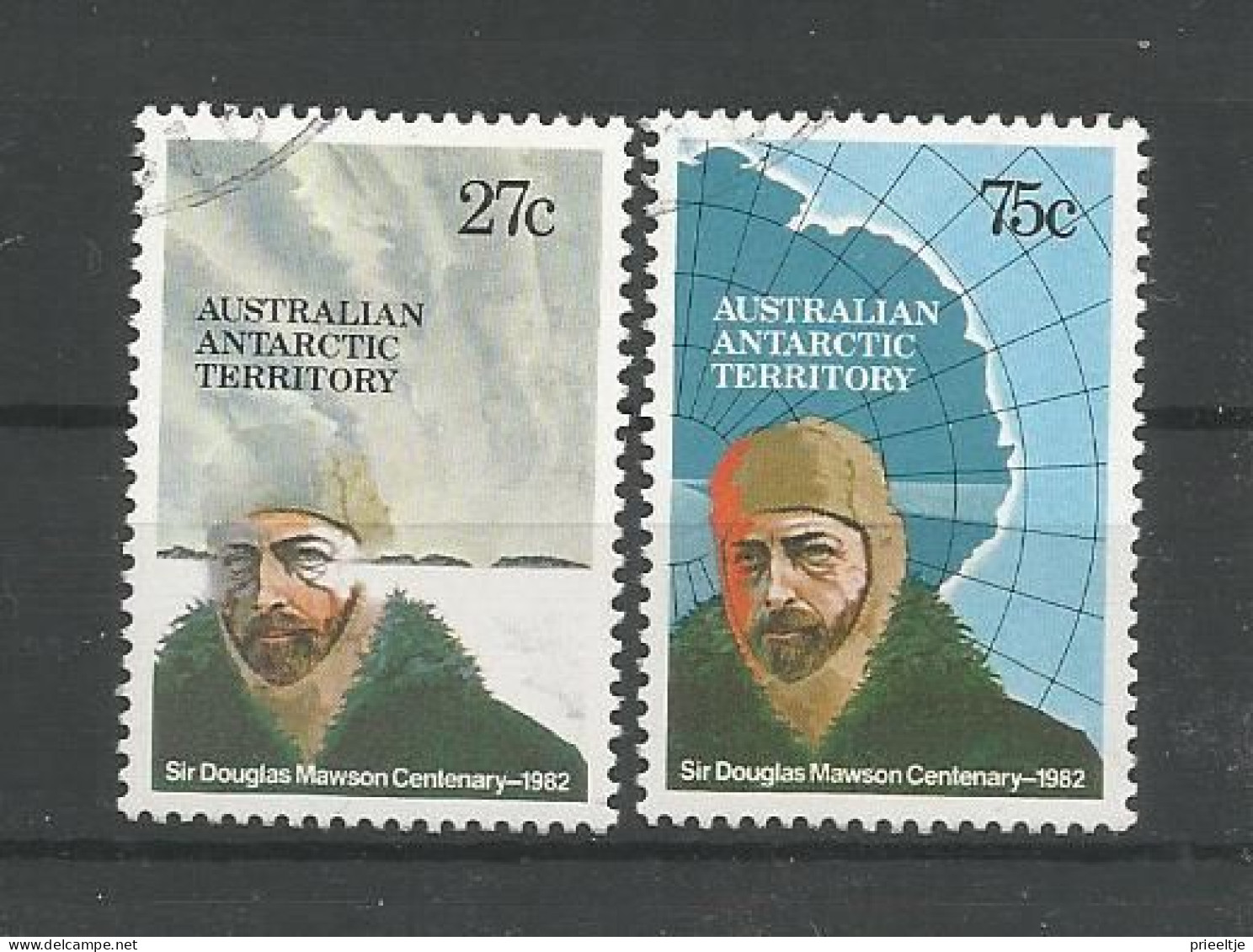 Australia AAT 1982 Sir Douglas Mawson Centenary Y.T. 53/54 (0) - Used Stamps