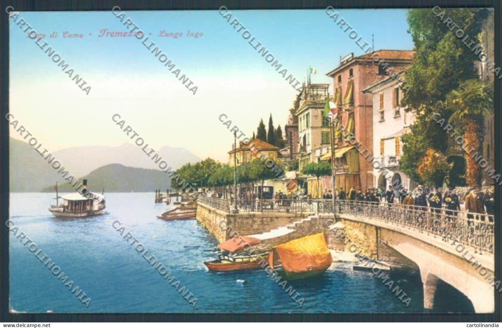 Como Tremezzo Barca Cartolina LQ2350 - Como