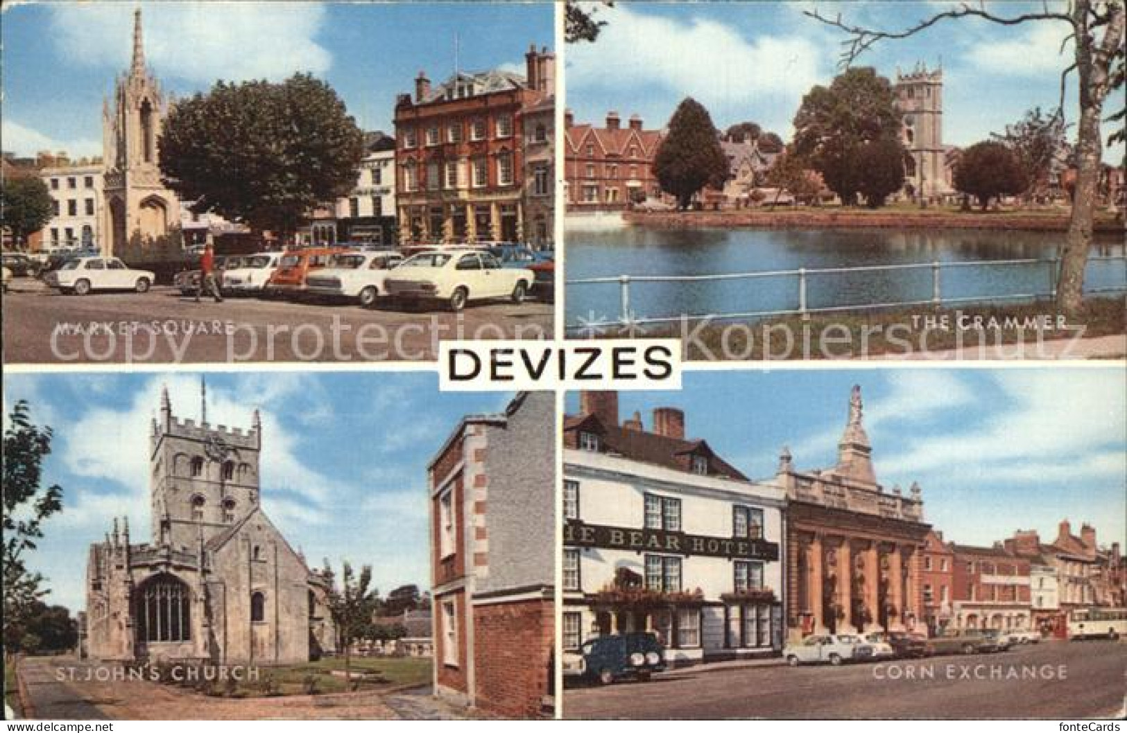 72446631 Devizes Kennet Crammer Market Square St. Johns Church   - Other & Unclassified