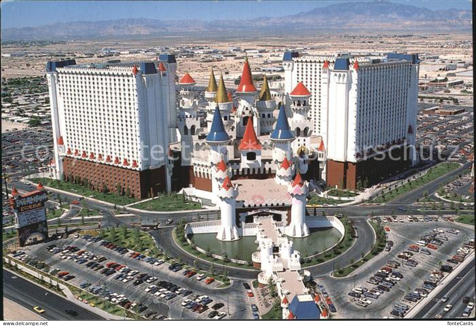 72445616 Las_Vegas_Nevada Excalibur Hotel Casino Aerial View - Altri & Non Classificati