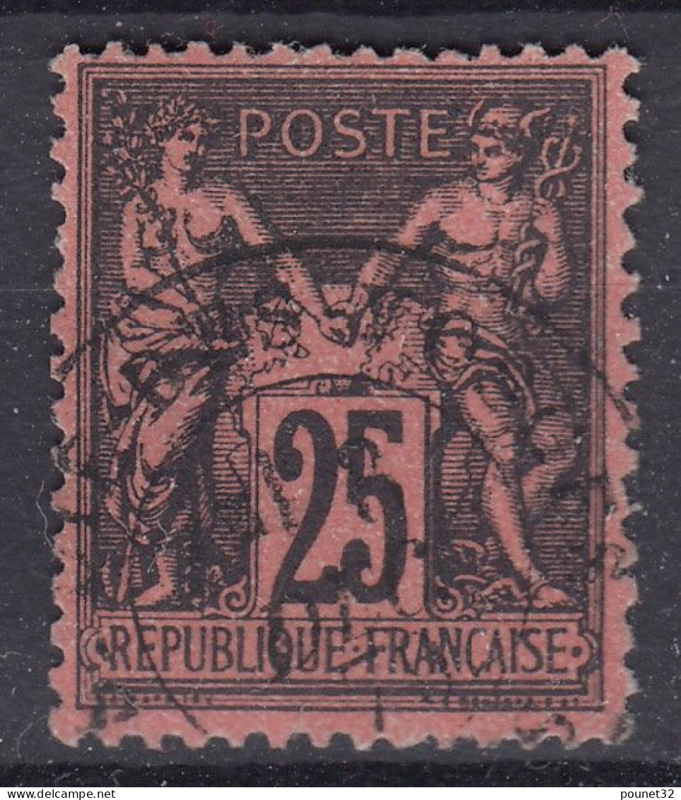 TIMBRE FRANCE SAGE N° 91 OBLITERATION CACHET ST DIE DES VOSGES - BON CENTRAGE - 1876-1898 Sage (Type II)