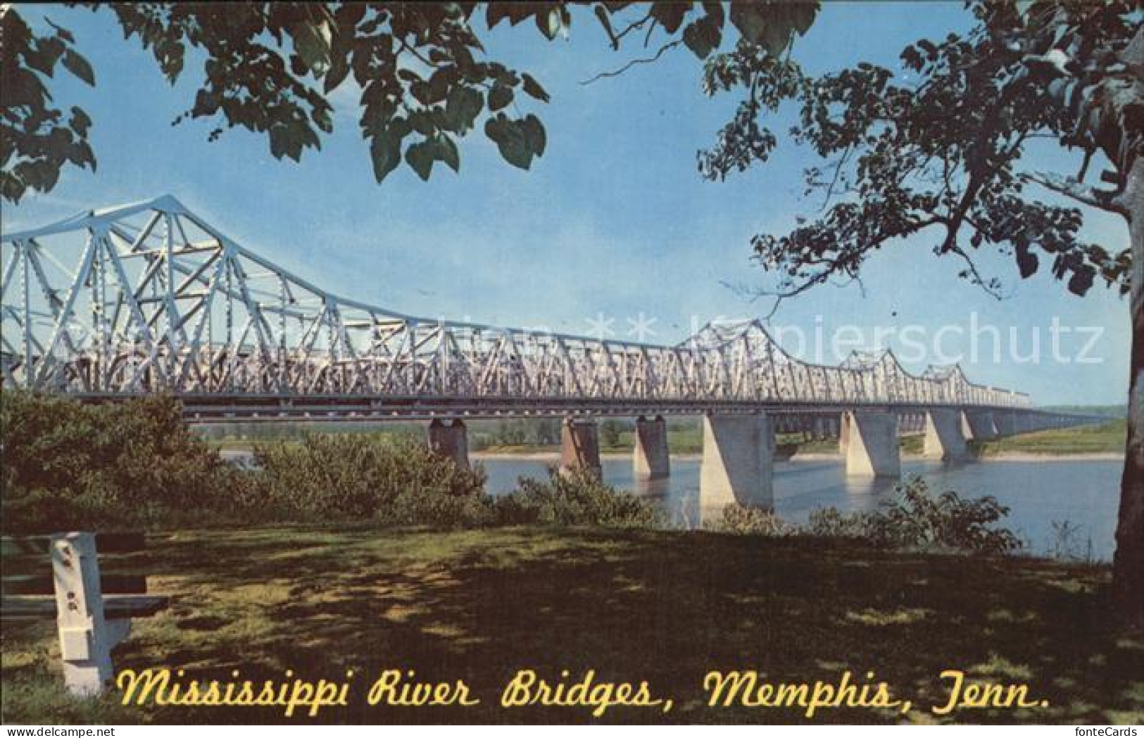 72444587 Memphis_Tennessee Mississippi River Bridges - Altri & Non Classificati