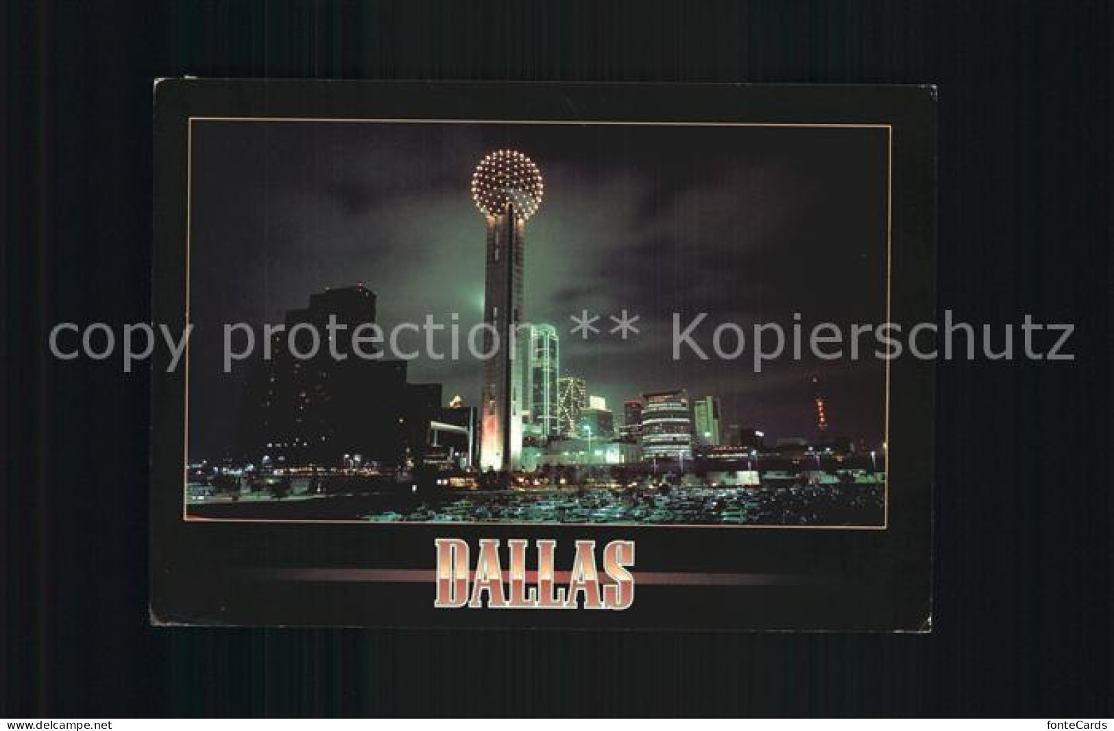 72444584 Dallas_Texas Reunion Tower By Night - Altri & Non Classificati