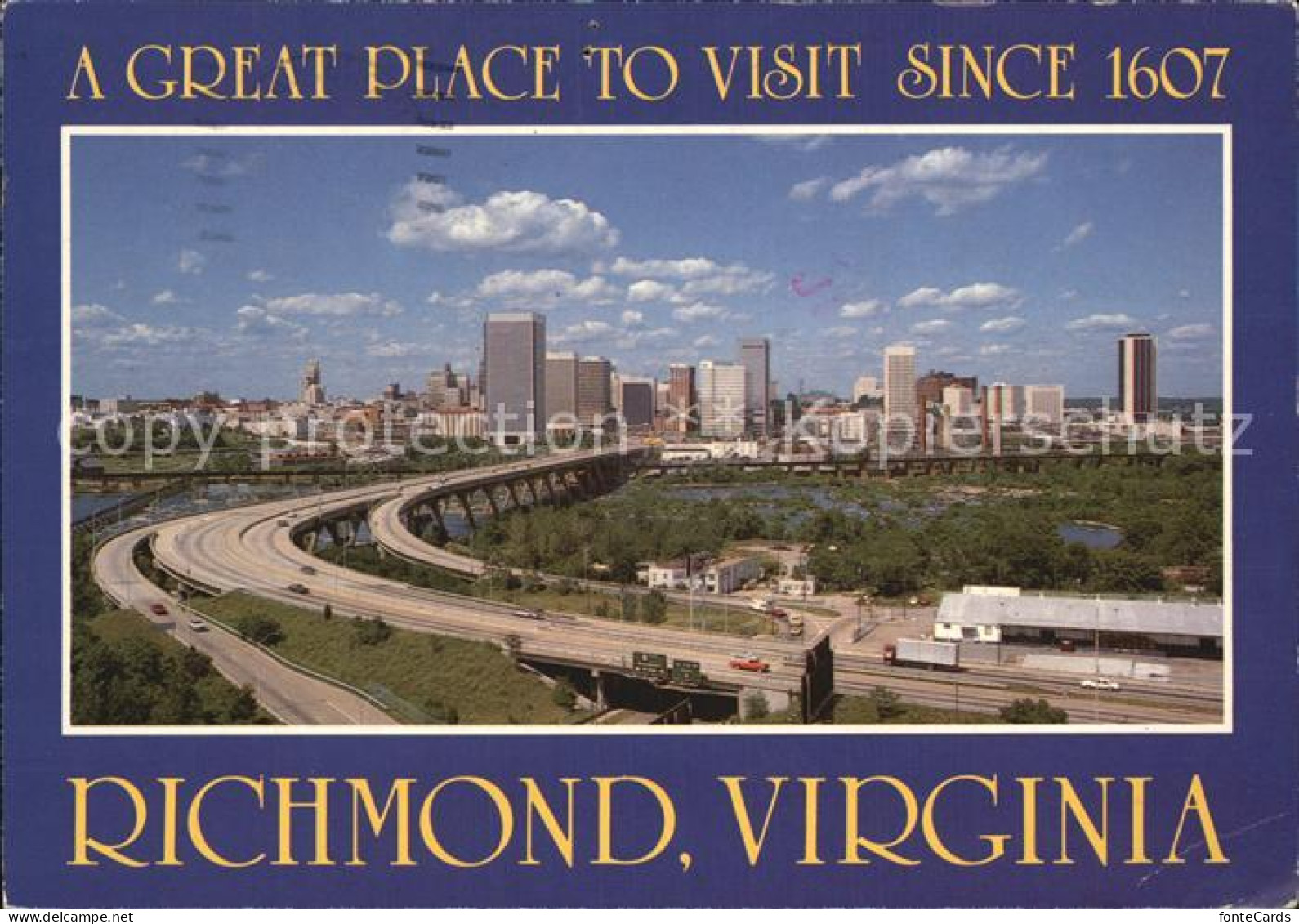 72444578 Richmond_Virginia Skyline Downtown - Andere & Zonder Classificatie