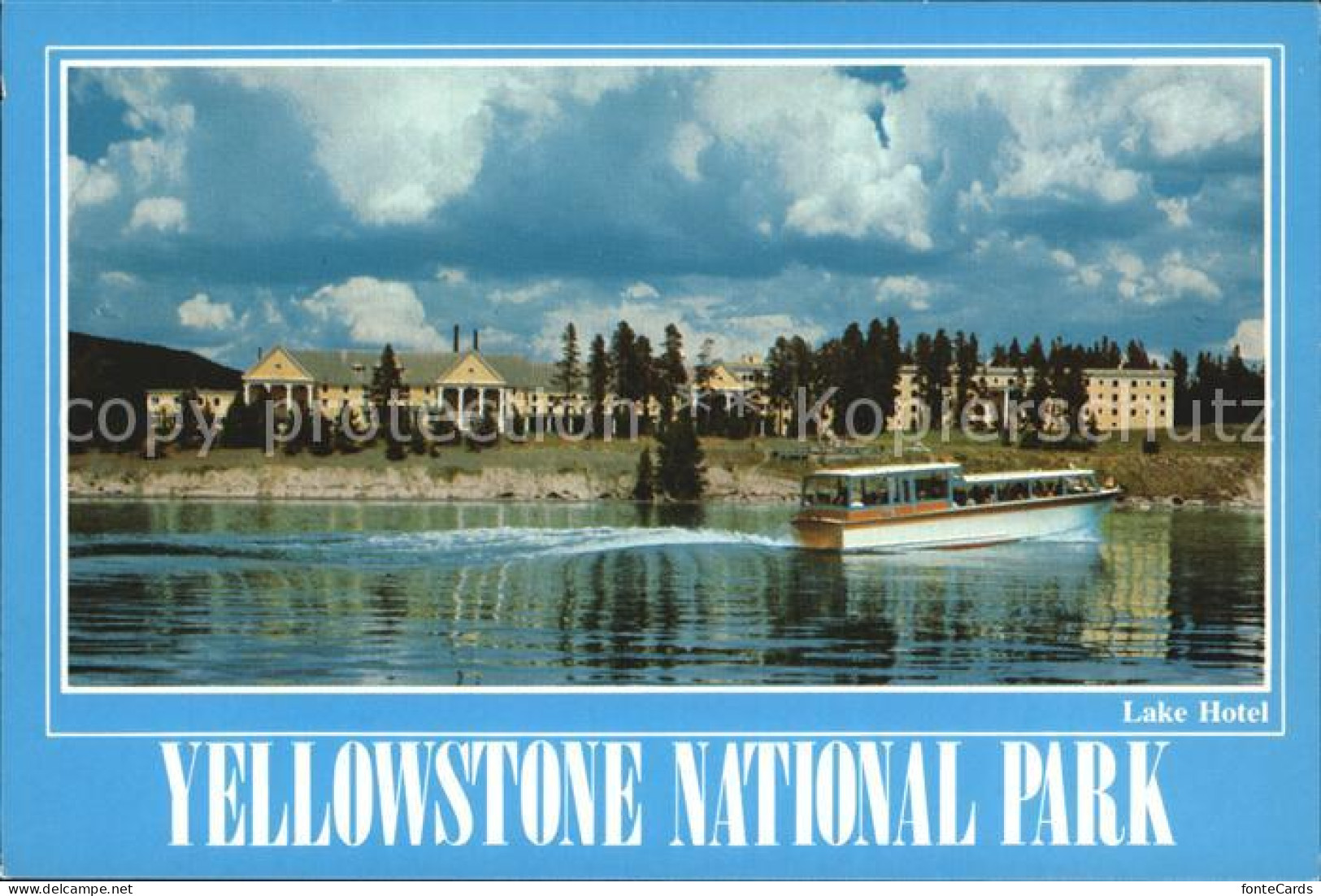 72444515 Yellowstone_National_Park Lake Hotel Boat - Sonstige & Ohne Zuordnung