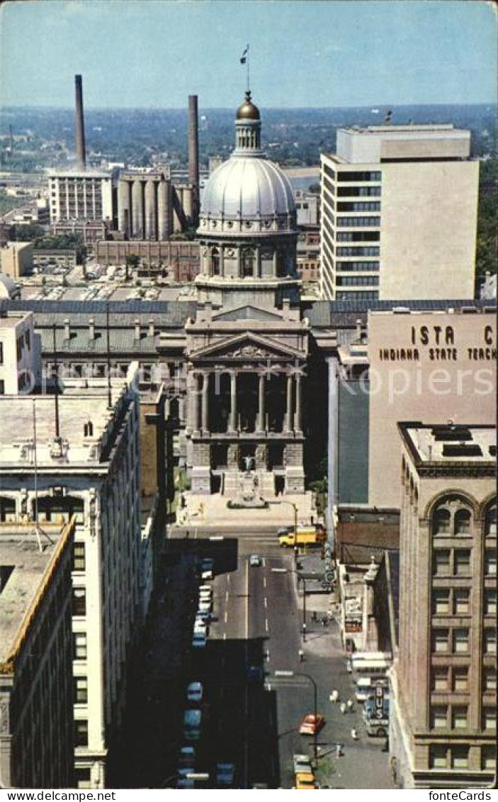 72444401 Indianapolis Market Street View From Monument Circle Capitol Dome India - Sonstige & Ohne Zuordnung