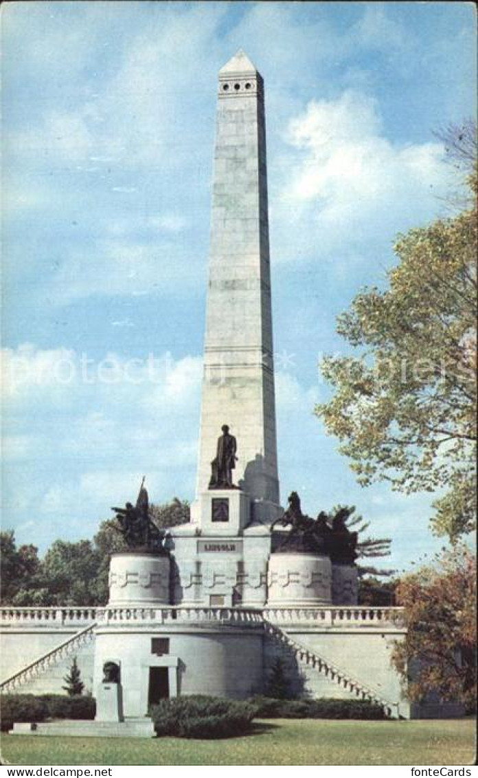 72444397 Springfield_Illinois Lincoln's Tomb In Oak Ridge Cemetery - Autres & Non Classés