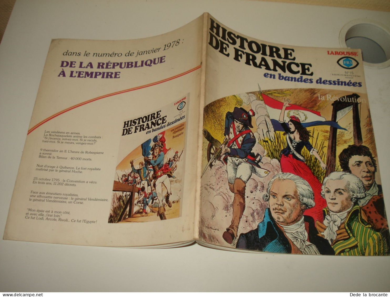 C55 / Histoire De France En BD N° 15 - La Révolution  - EO De 1977 - Autres & Non Classés