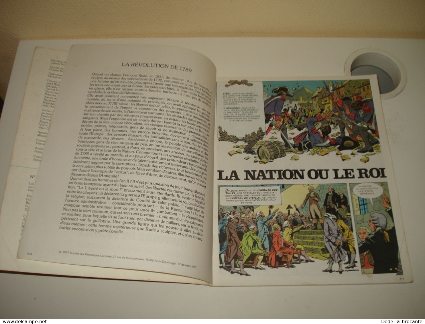 C55 / Histoire De France En BD N° 15 - La Révolution  - EO De 1977 - Otros & Sin Clasificación