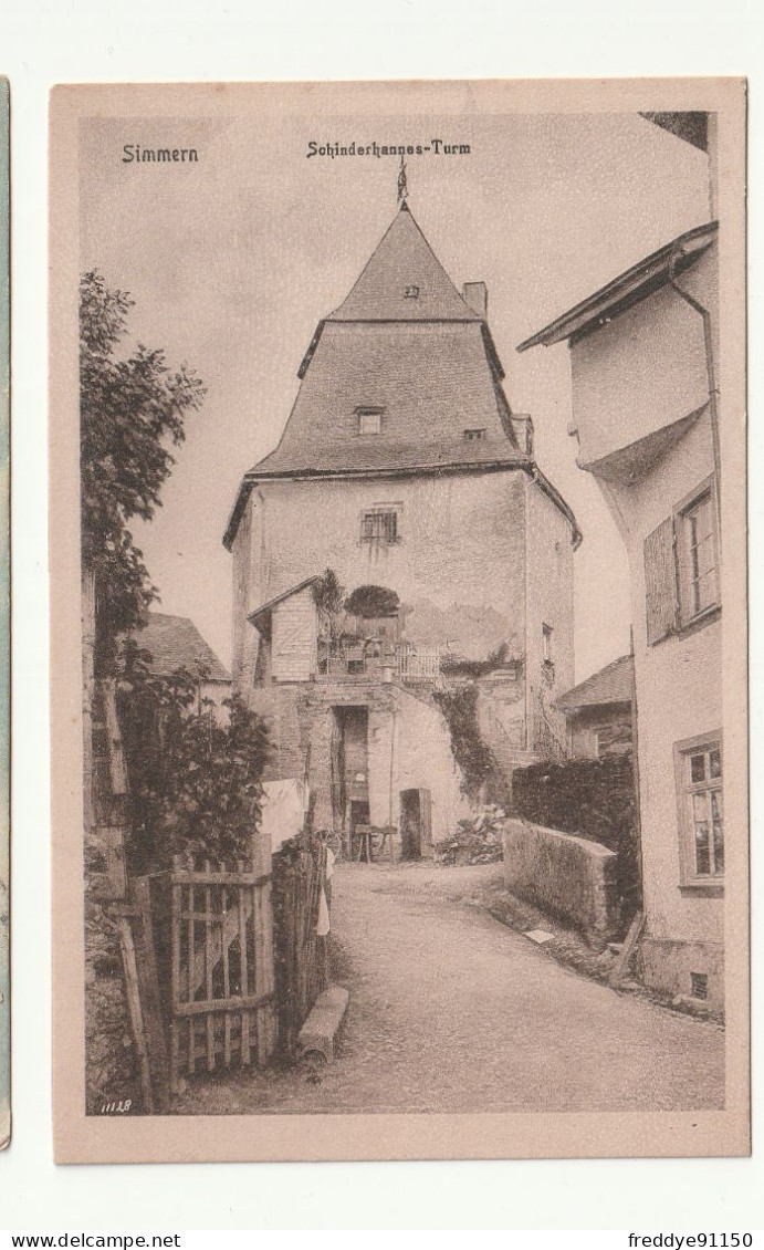 Allemagne . Simmern  . Schinderhannes - Turm . - Simmern