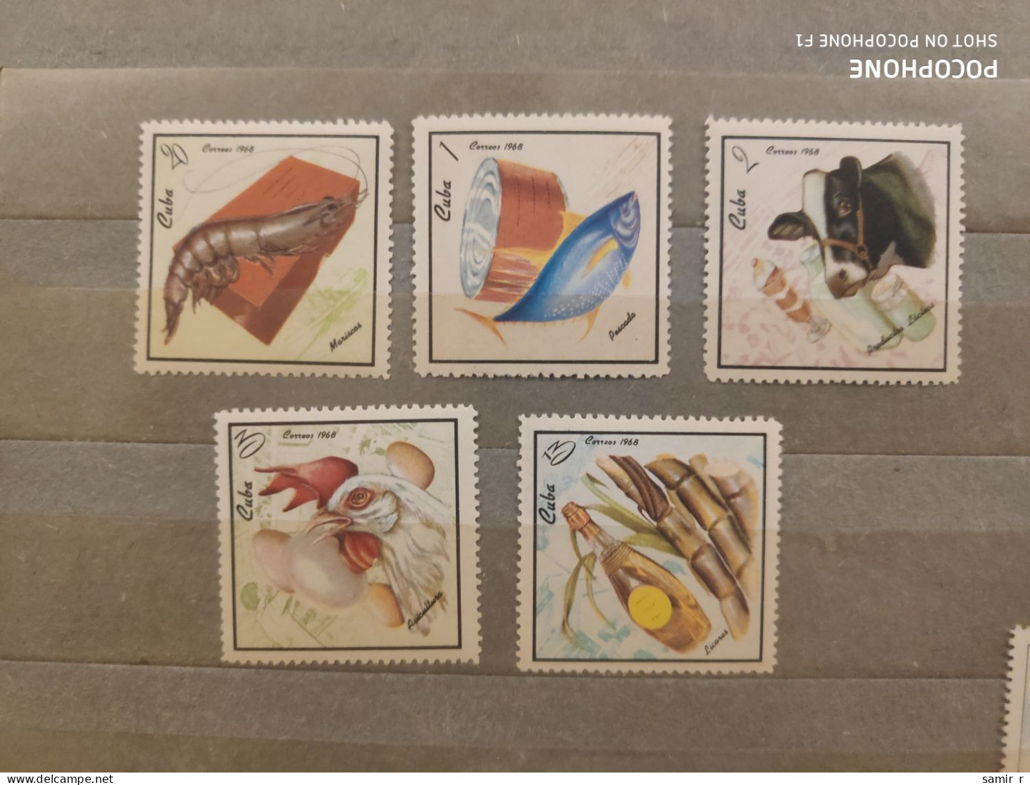 1966	Cuba	Fishes (F90) - Used Stamps