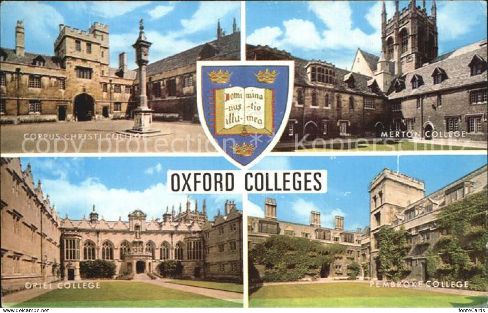 72442956 Oxford Oxfordshire Merton College Pembroke College Corpus Christi Colle - Otros & Sin Clasificación