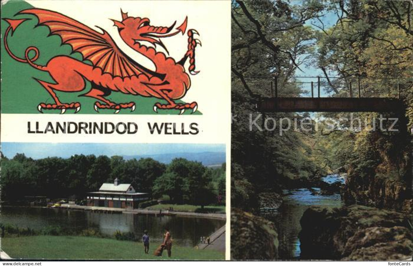 72442953 Llandrindod Wells The Lake Alpine Bridge Llandrindod Wells - Other & Unclassified