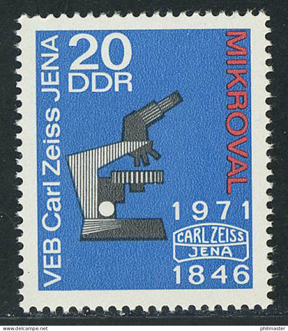 1715 Carl Zeiss 20 Pf ** Postfrisch - Unused Stamps