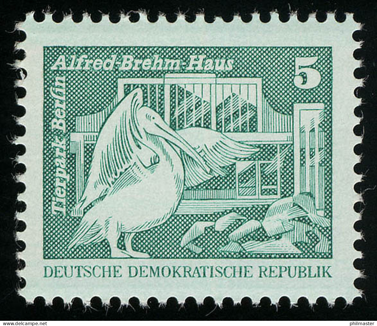 2483v Aufbau In Der DDR/klein 5 Pf, Papier V, ** - Unused Stamps