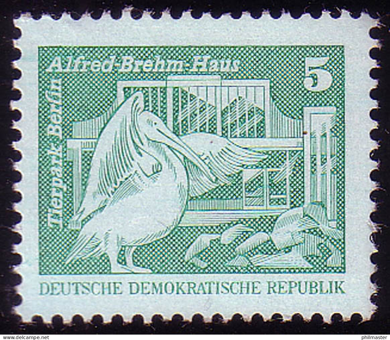 2483 Aufbau In Der DDR Kleinformat 5 Pf ** - Unused Stamps